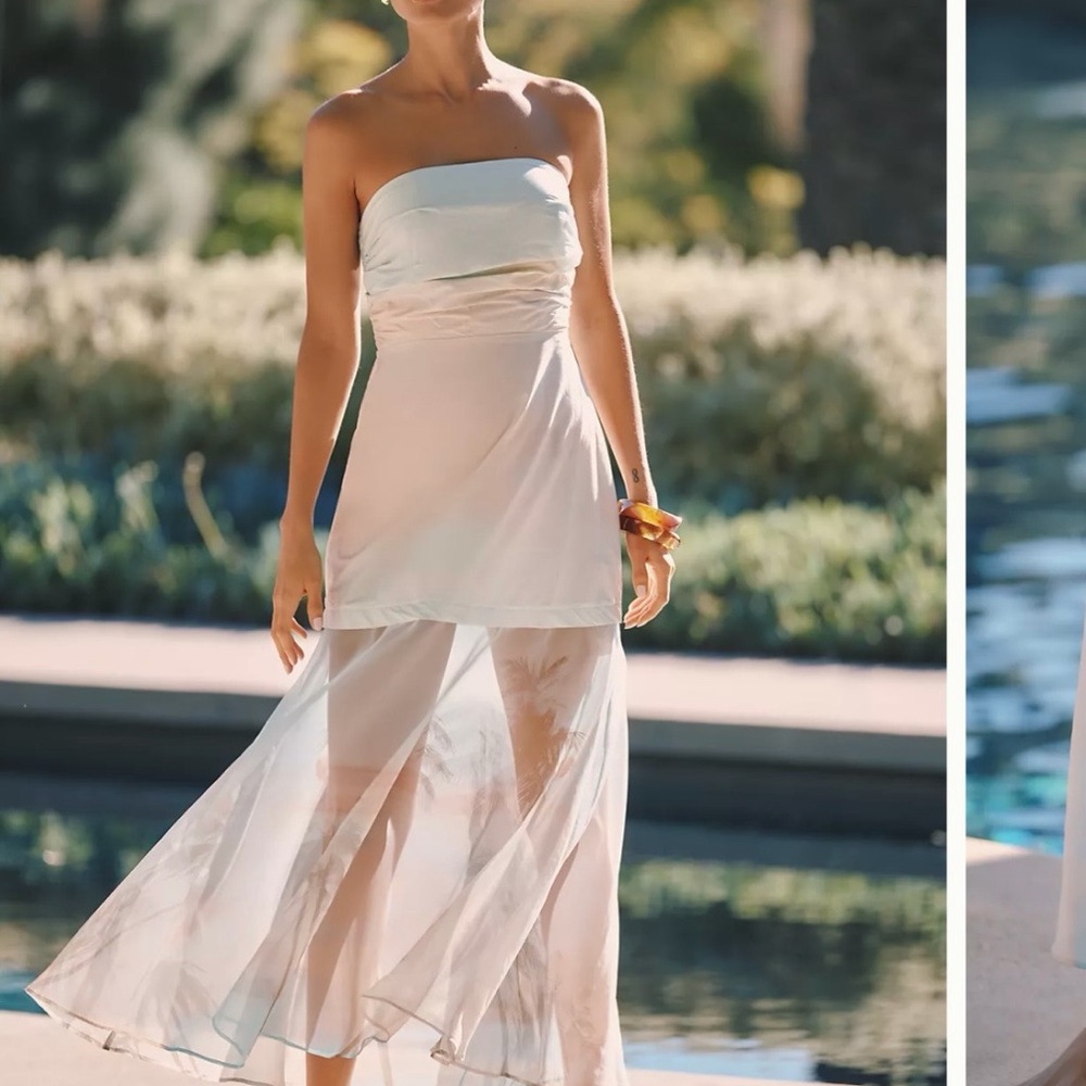 Anthropologie Celandine Beach Break Maxi Dress